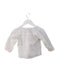 A White Long Sleeve Tops from Numae in size 6-12M for girl. (Back View)