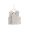 A Grey Sleeveless Tops from La Compagnie des Petits in size 3-6M for girl. (Back View)