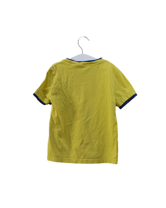 A Yellow Short Sleeve T Shirts from Little Marc Jacobs in size 4T for boy. (Back View)