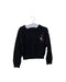 A Navy Knit Sweaters from IKKS in size 2T for girl. (Front View)