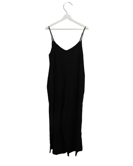 A Black Long Overalls from Legoe in size L for maternity. (Back View)