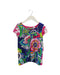 A Blue Short Sleeve Tops from Desigual in size 5T for girl. (Front View)