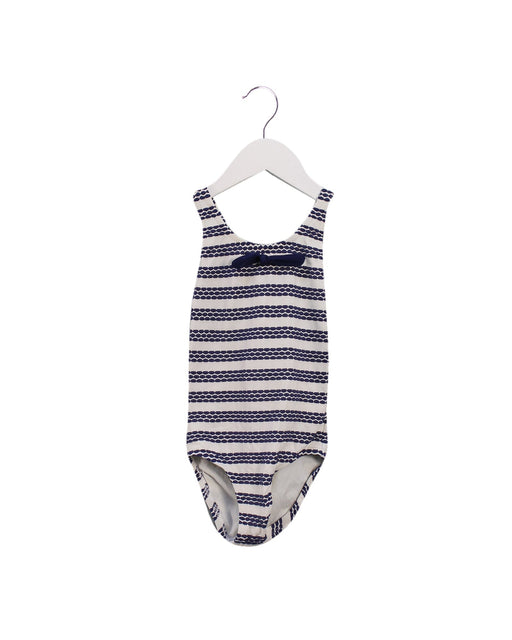 A Navy Swimsuits from Heidi Klein in size 2T for girl. (Front View)