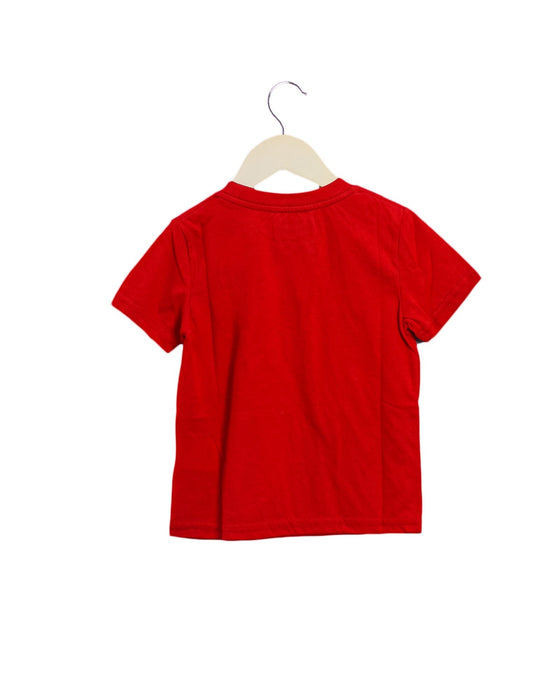 A Red Short Sleeve T Shirts from Champion in size 4T for boy. (Back View)