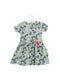 A Green Short Sleeve Dresses from Petit Bateau in size 18-24M for girl. (Front View)