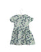 A Green Short Sleeve Dresses from Petit Bateau in size 18-24M for girl. (Back View)