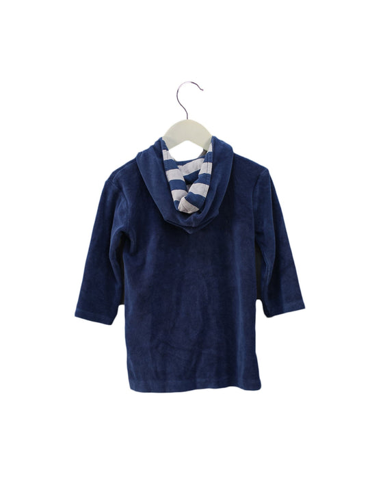 A Blue Cover Ups from The Little White Company in size 12-18M for boy. (Back View)