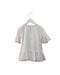 A White Short Sleeve Dresses from Chloe and Amelie in size 2T for girl. (Back View)