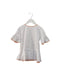 A White Short Sleeve Dresses from Chloe and Amelie in size 2T for girl. (Front View)