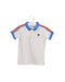 A White Short Sleeve Polos from Moncler in size 2T for boy. (Front View)