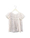 A White Short Sleeve Tops from Bonpoint in size 6T for girl. (Front View)