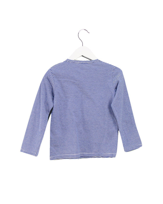A Blue Long Sleeve Tops from La Compagnie des Petits in size 5T for girl. (Back View)