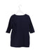 A Navy Long Sleeve Dresses from Crewcuts in size 4T for girl. (Back View)