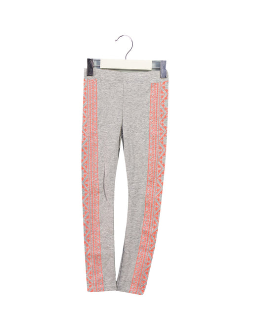 A Grey Leggings from Crewcuts in size 5T for girl. (Front View)