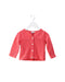 A Pink Cardigans from Jacadi in size 6-12M for girl. (Front View)