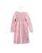 A Pink Sweater Dresses from Purebaby in size 3T for girl. (Back View)