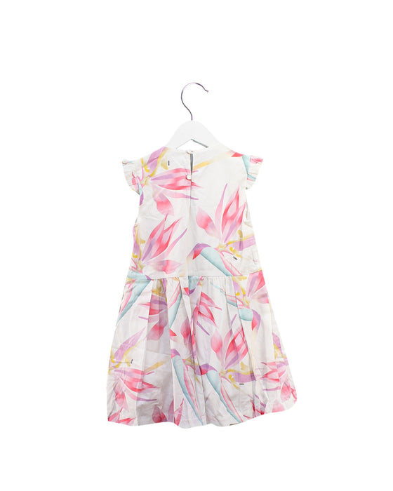 A Pink Sleeveless Dresses from Fendi in size 5T for girl. (Back View)