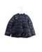 A Black Puffer/Quilted Jackets from Armani in size 4T for girl. (Front View)
