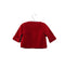 A Red Cardigans from Jacadi in size 3-6M for girl. (Back View)
