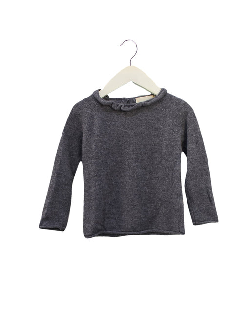 A Grey Knit Sweaters from Louis Louise in size 2T for girl. (Front View)