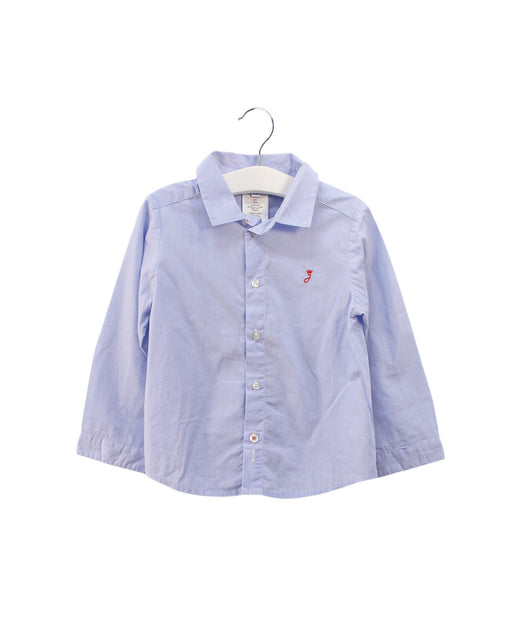 A Blue Shirts from Jacadi in size 2T for boy. (Front View)