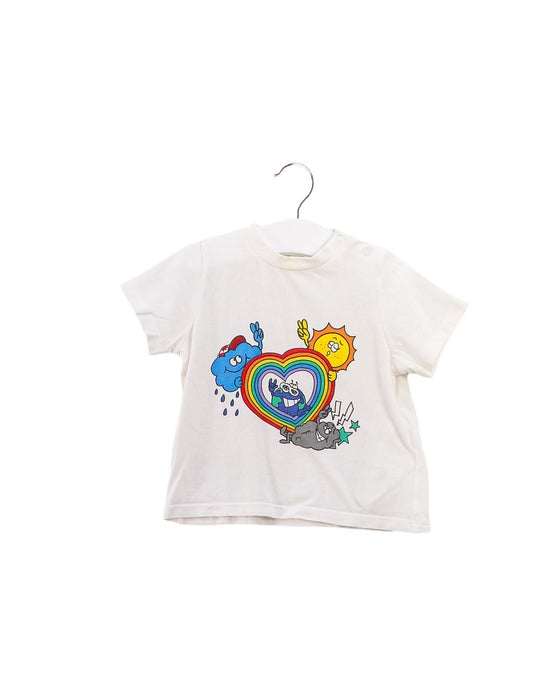 A White Short Sleeve T Shirts from Stella McCartney in size 6-12M for boy. (Front View)