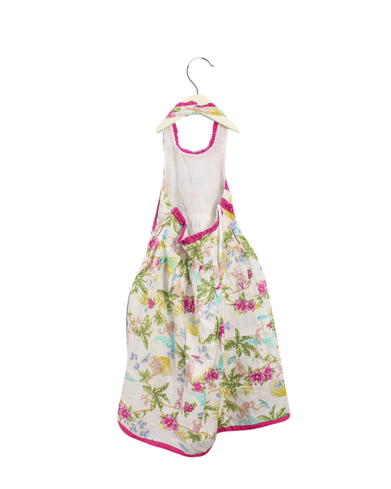 A Multicolour Sleeveless Dresses from Trish Scully in size 6T for girl. (Back View)