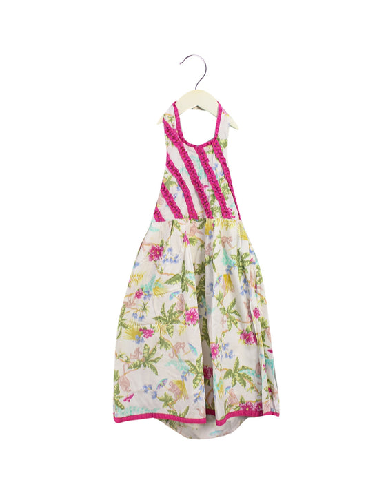 A Multicolour Sleeveless Dresses from Trish Scully in size 6T for girl. (Front View)