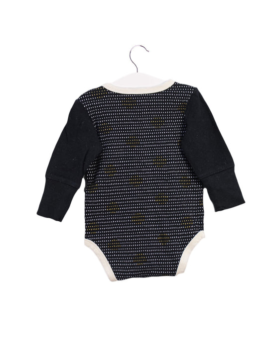 A Black Bodysuits from TinyBitz in size 12-18M for boy. (Back View)