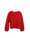 A Red Long Sleeve Tops from Petit Bateau in size 8Y for girl. (Front View)