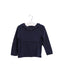 A Navy Long Sleeve Tops from Petit Bateau in size 12-18M for girl. (Front View)