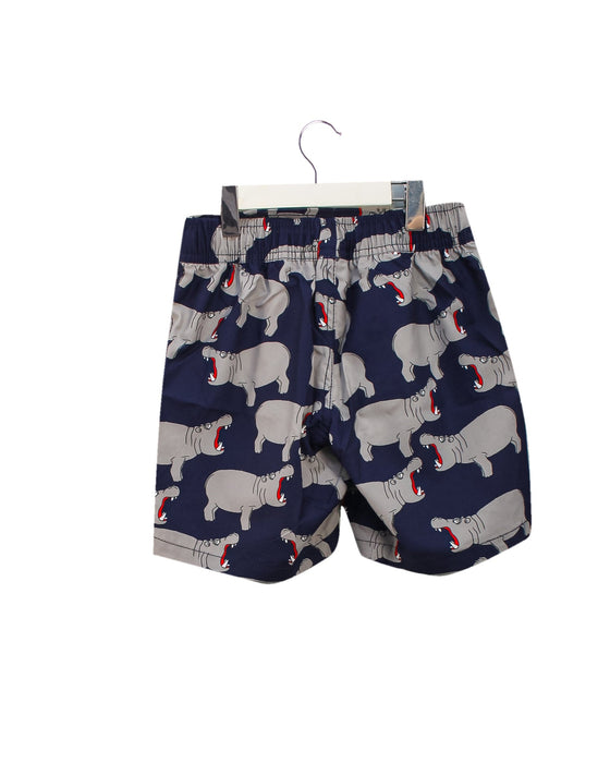 A Navy Swim Shorts from Mini Rodini in size 5T for boy. (Back View)