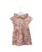 A Pink Short Sleeve Dresses from Mini Rodini in size 4T for girl. (Back View)