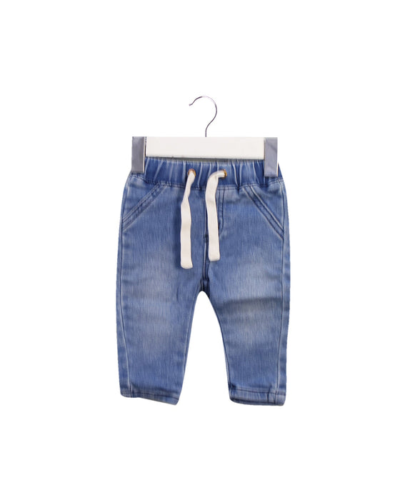 A Blue Casual Pants from Seed in size 0-3M for boy. (Front View)