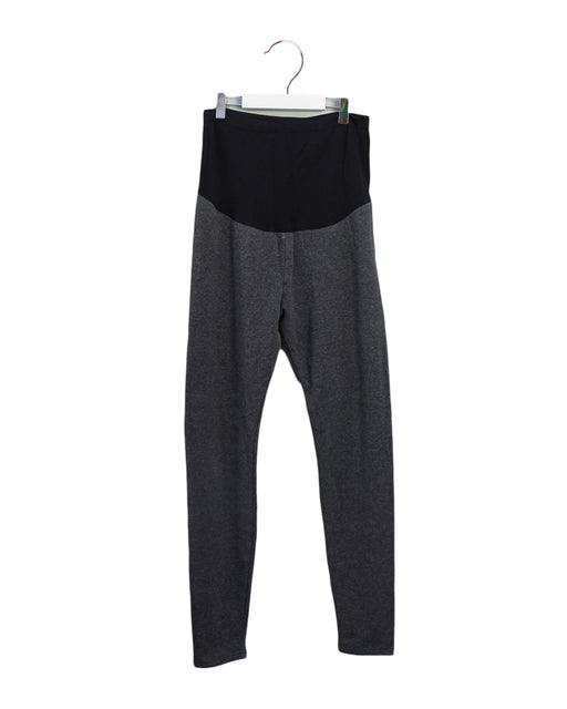 A Grey Sweatpants from 010 Maternity in size S for maternity. (Front View)