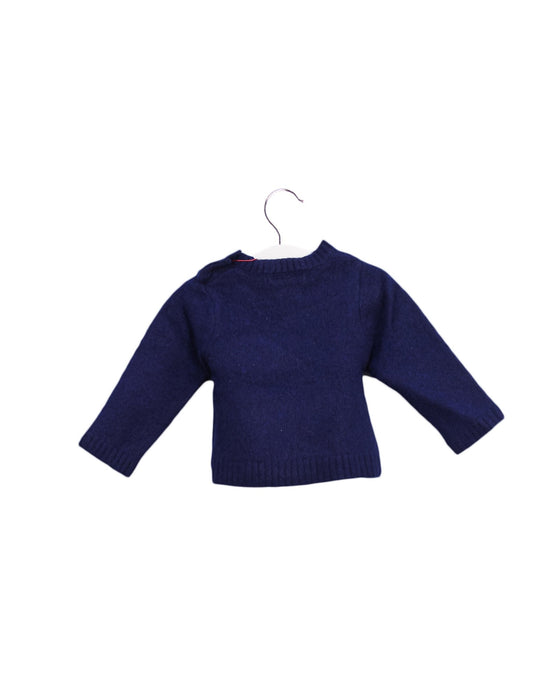 A Navy Knit Sweaters from Beatrice & George in size 12-18M for boy. (Back View)