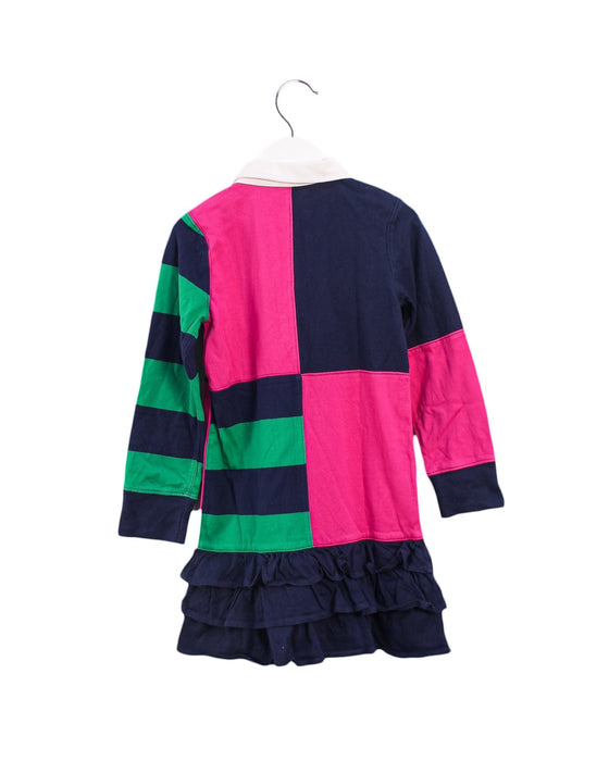 A Multicolour Long Sleeve Dresses from Ralph Lauren in size 6T for girl. (Back View)
