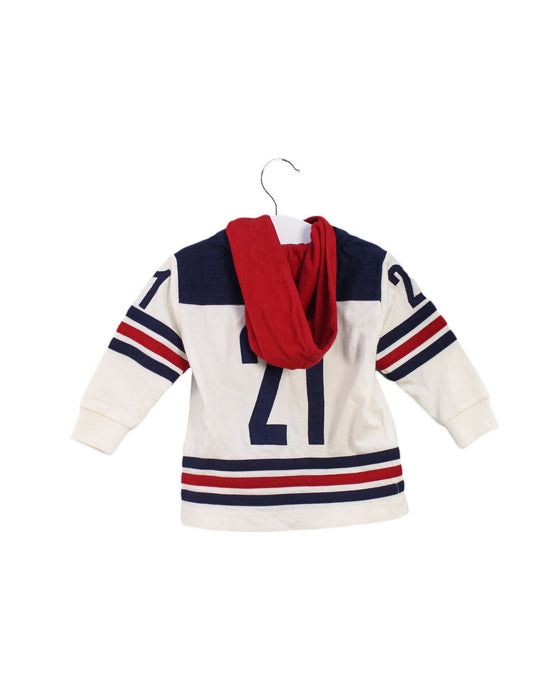 A Ivory Sweatshirts from Polo Ralph Lauren in size 6-12M for boy. (Back View)