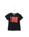 A Black Short Sleeve T Shirts from Givenchy in size 4T for girl. (Front View)