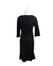 A Black Long Sleeve Dresses from Seraphine in size M for maternity. (Back View)