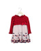 A Burgundy Long Sleeve Dresses from Mayoral in size 18-24M for girl. (Front View)