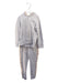 A Grey Pants Sets from Calvin Klein in size 6T for girl. (Front View)