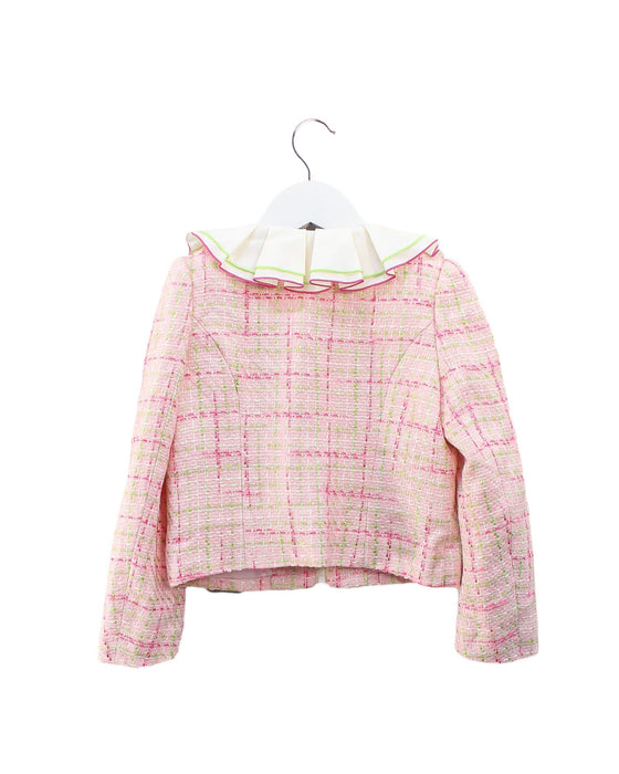 A Pink Lightweight Jackets from Nicholas & Bears in size 4T for girl. (Back View)