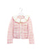 A Pink Lightweight Jackets from Nicholas & Bears in size 4T for girl. (Front View)