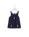 A Blue Sleeveless Dresses from Orchestra in size 3-6M for girl. (Front View)