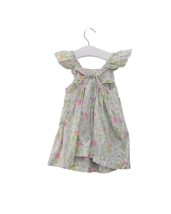 A White Sleeveless Dresses from Jacadi in size 12-18M for girl. (Back View)