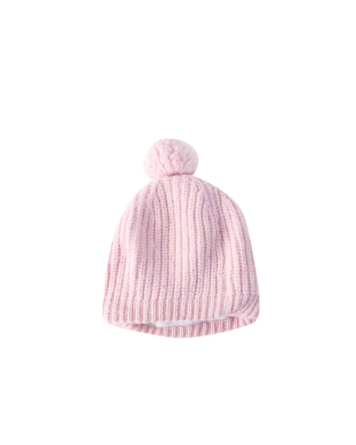 A Pink Winter Hats from Jacadi in size 3T for girl. (Front View)