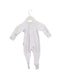 A White Onesies from Purebaby in size 0-3M for girl. (Back View)