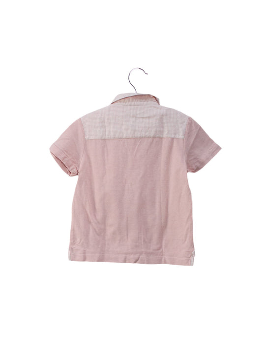 A Pink Short Sleeve Polos from Nicholas & Bears in size 3T for boy. (Back View)
