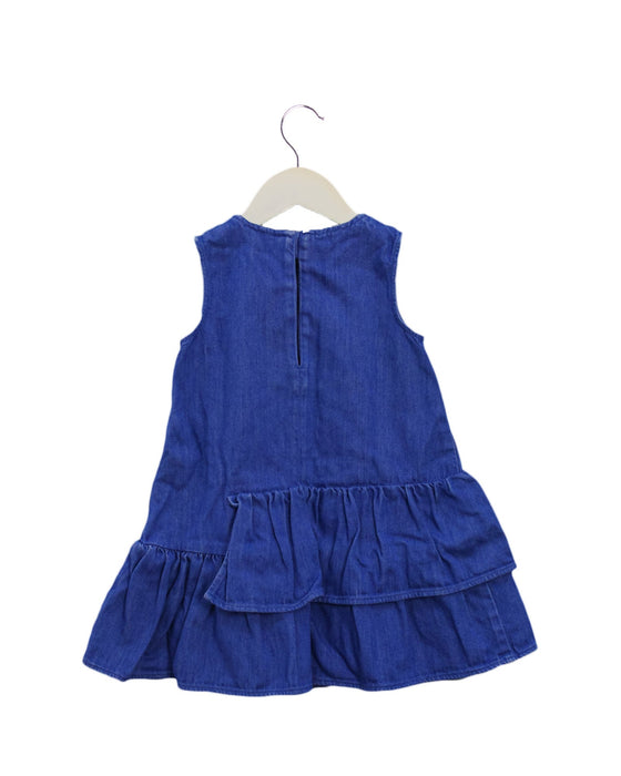 A Blue Long Sleeve Dresses from COS in size 12-24M for girl. (Back View)